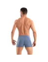 Homme De Dos Portant Un Short de Bain à Poche Zippée en Jean