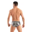A Metal Swim Brief For Men From Back