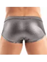 The Back Of A Metal Swim Trunk Silver