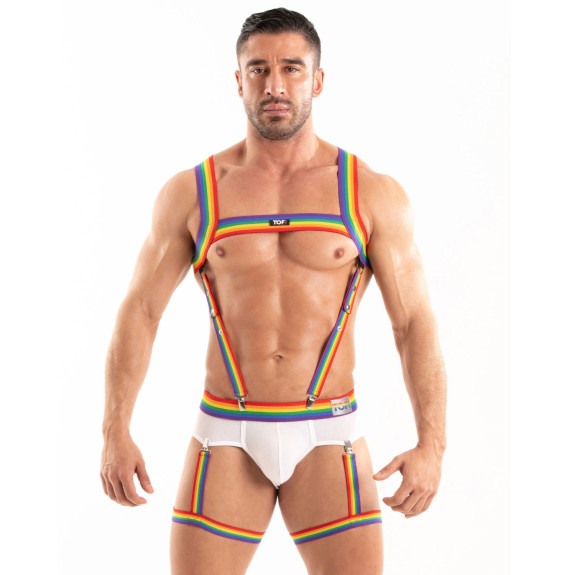 Mannequin Portant Les Bretelles Ajustables Pride Pour Homme
