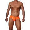 Slip de bain Happy Orange Fluo - TOFF-PARIS.com