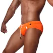 Slip de bain Happy Orange Fluo - TOFF-PARIS.com