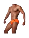 Slip de bain Happy Orange Fluo