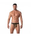 Men With A Fiesta Stringless Thong Gold