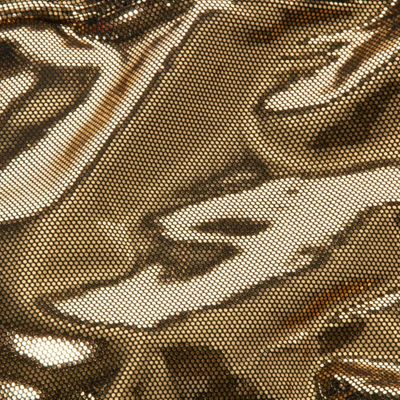 The Gold Fabric Up Close