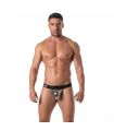 Men With A Fiesta Stringless Thong Silver
