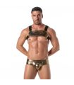 Men With A Fiesta Zipped Pocket Harness Gold