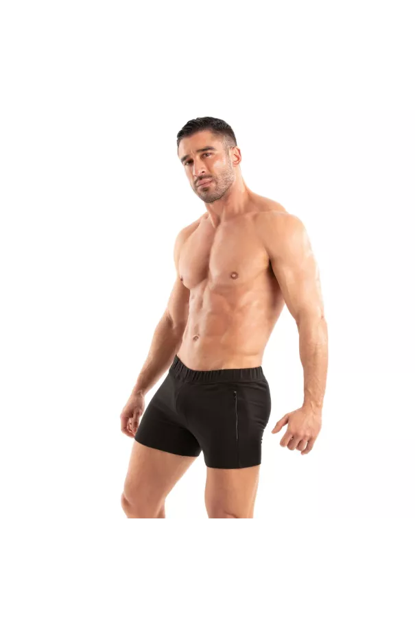 Paris Short Zippé Noir