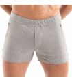 Paris Short Zippé Gris