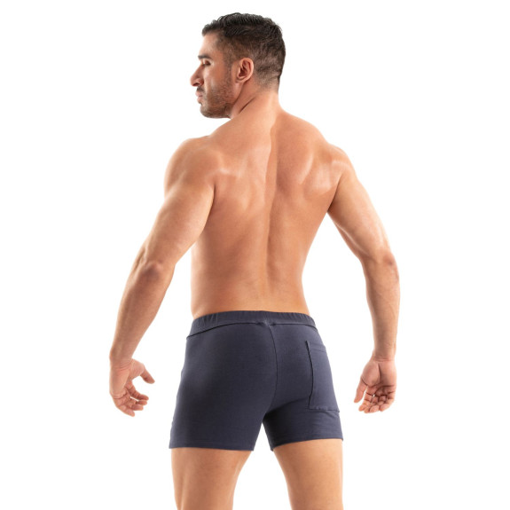 Paris Zipped Shorts Navy