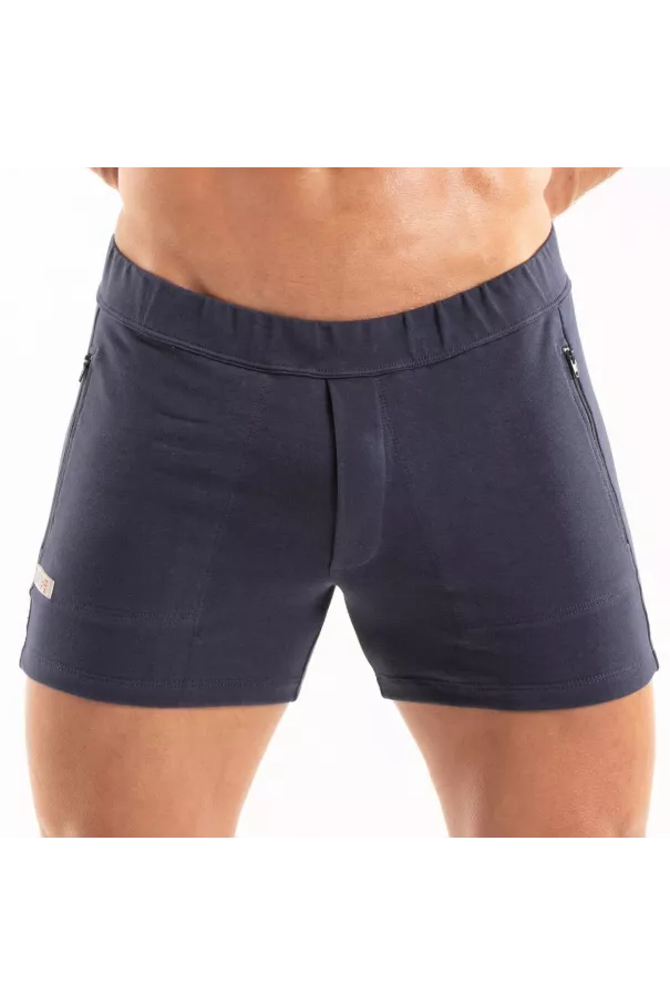 Paris Short Zippé Bleu Marine