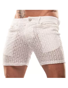Short Mi-Cuisse Riviera Blanc