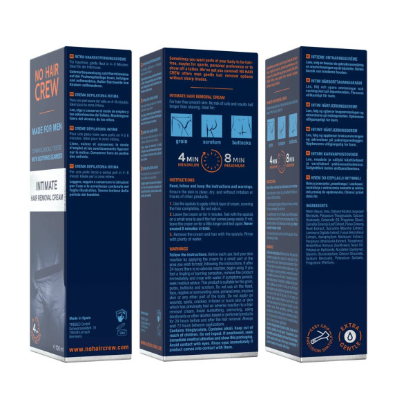 Crème Dépilatoire Intime