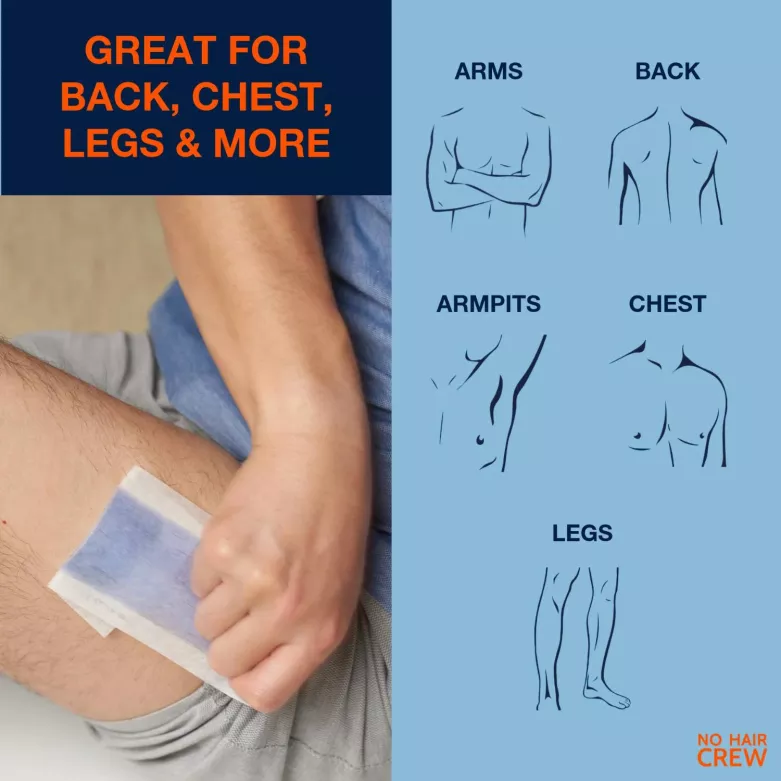 20 Bandes de Cire + 4 Lingettes Apaisantes