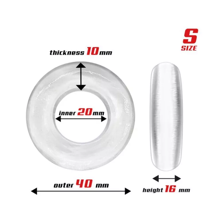 Cockring homme x3 Beast Rings | TOF Paris - Transparents