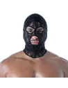 La cagoule en dentelle fluide noir