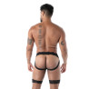The new fluid lace jock chaps black from back