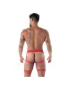 The fluid lace jock chaps red by TOF Paris