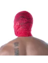 La Cagoule Bouche Ouverte en Dentelle Fluide Rouge de TOF Paris