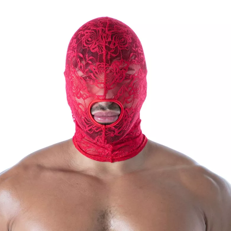 A Fluid Lace Open Mouth Red for men