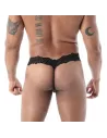 The fluid lace ultra thong black
