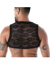 The Fluid Lace Zipped Crop top From Back
