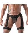 jambière en dentelle noir zoom produit