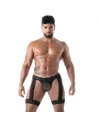 jambière en dentelle noir pour homme