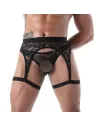 porte-jarretelles en dentelle fluide noir zoom produit