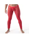 Discover the fluid lace open legging red