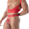 Le nouveau string ultra en dentelle fluide rouge de TOF Paris