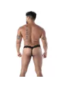Le string ultra en dentelle fluide noire pour homme