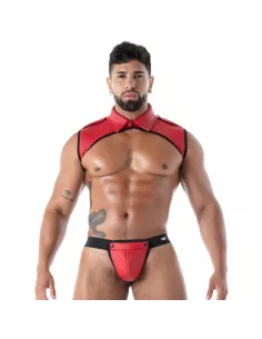 Neoprene Collar Shirt Harness Red