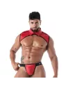 Neoprene Collar Shirt Harness Red