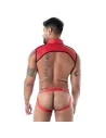 Jockbox en Néoprène Rouge de dos
