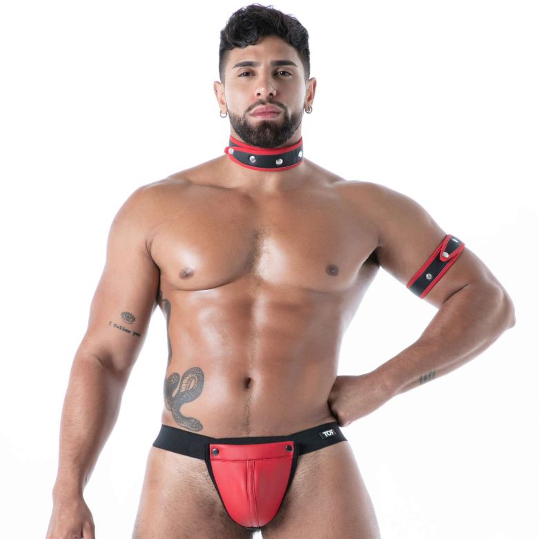 Neoprene Armband Black/Red