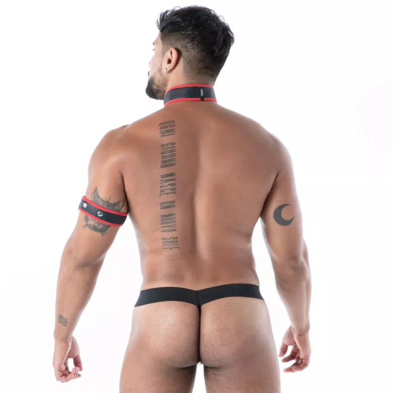 Neoprene Armband Black/Red