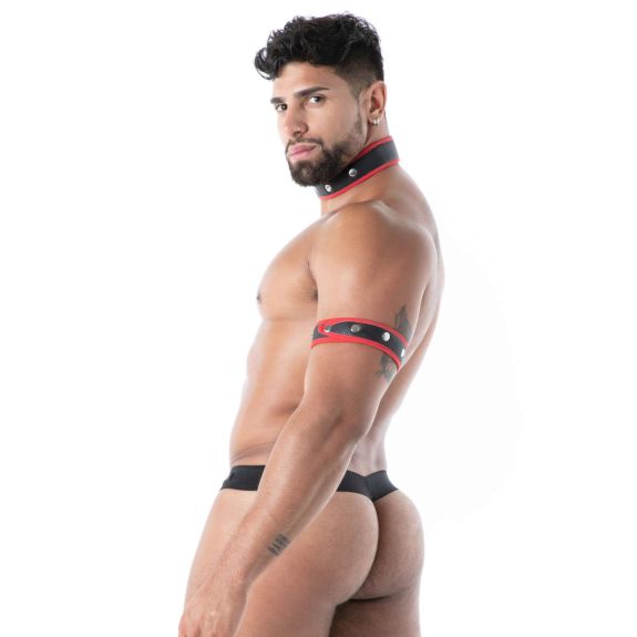 Neoprene Armband Black/Red