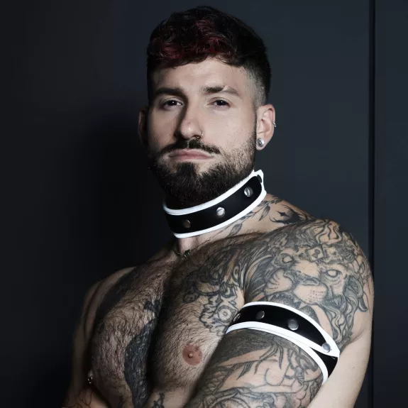 Brassard en Néoprène Noir/Blanc