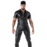 Men’s Kinky Zip-Up Vest | Sexy Vegan Leather – TOF Paris
