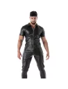 Kinky Zipped Vest Black
