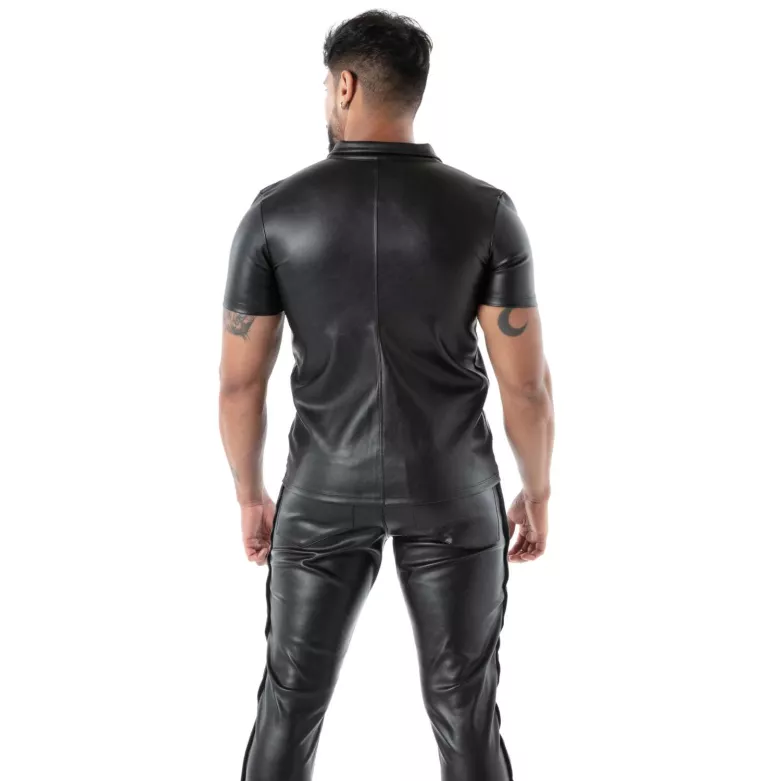 Men’s Kinky Zip-Up Vest | Sexy Vegan Leather – TOF Paris