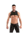 kinky harness with leather pants