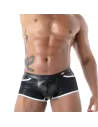 Culotte à Fermeture Eclair Intégrale Kinky Noir Blanc zoomer de face