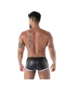 Culotte à Fermeture Eclair Intégrale Kinky Noir Blanc de dos