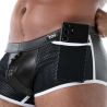 Kinky Full Zip Trunk Black White