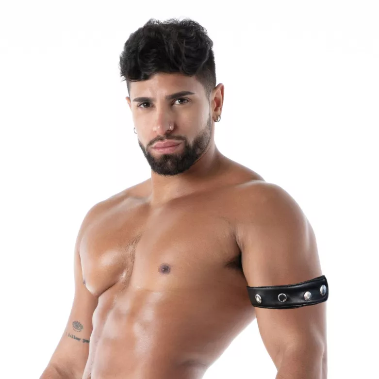 Brassard Homme Avec Poche Secrète | Brassard Kinky | TOF Paris