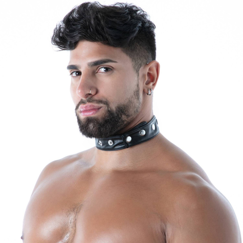 Collier Sexy Homme Avec Poche Secrète | Collier Kinky | TOF Paris