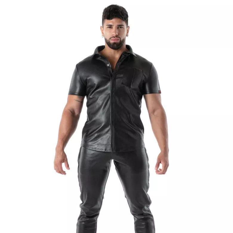 Chemise à manches courtes kinky de face