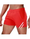 Red/White Paris Short